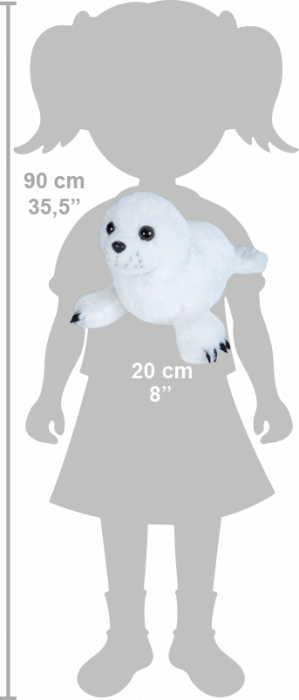 Pui de Foca - Jucarie Plus Wild Republic 20 cm [2]