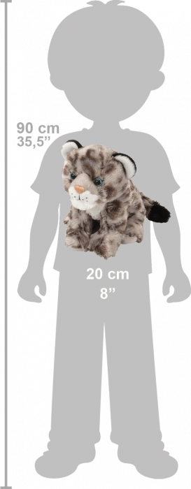 Pui de Leopard - Jucarie Plus Wild Republic 20 cm [2]