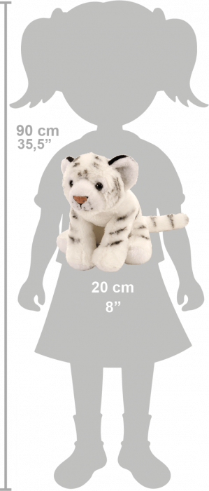 Pui de Tigru Alb - Jucarie Plus Wild Republic 20 cm [3]