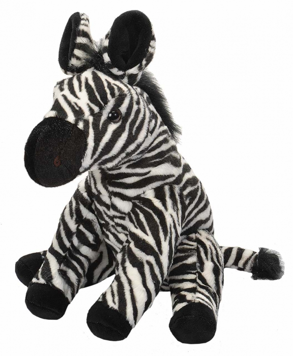 Pui de Zebra - Jucarie Plus Wild Republic 30 cm [1]