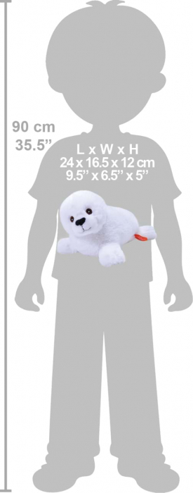 Pui Foca Ecokins - Jucarie Plus Wild Republic 20 cm [2]