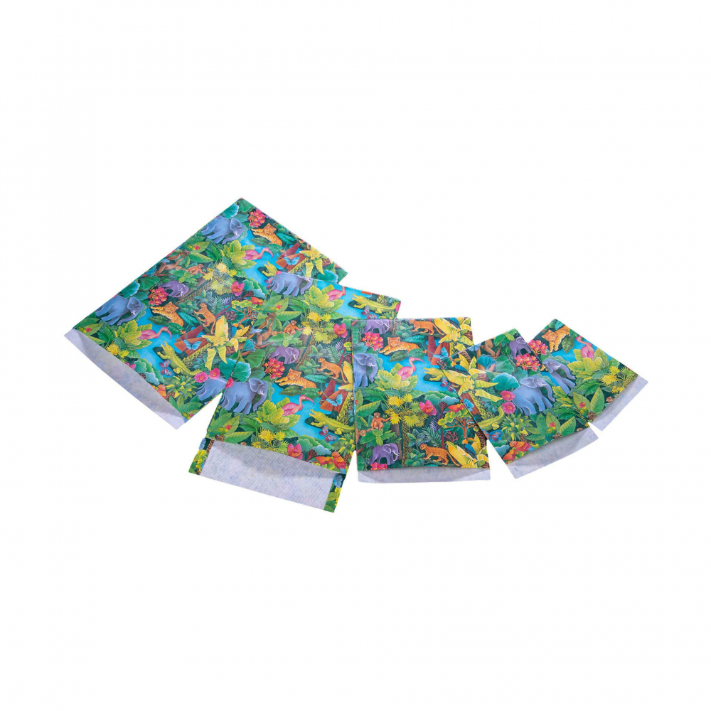 Punga cadou din hartie - Jungla (L-plus - 23 x 33 x 4+6cm) [1]