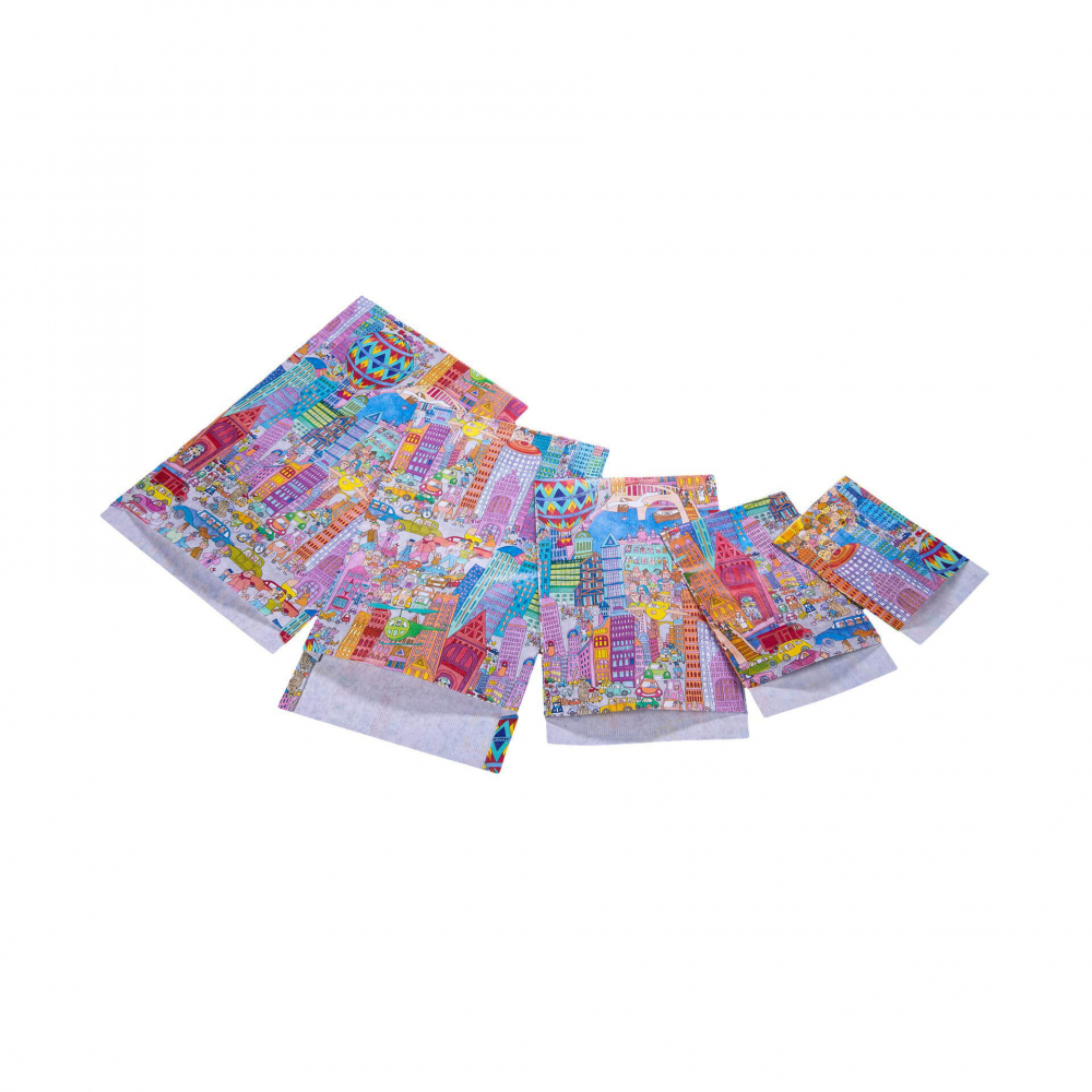 Punga cadou din hartie - Oras (L-plus - 23 x 33 x 4+6cm) [1]