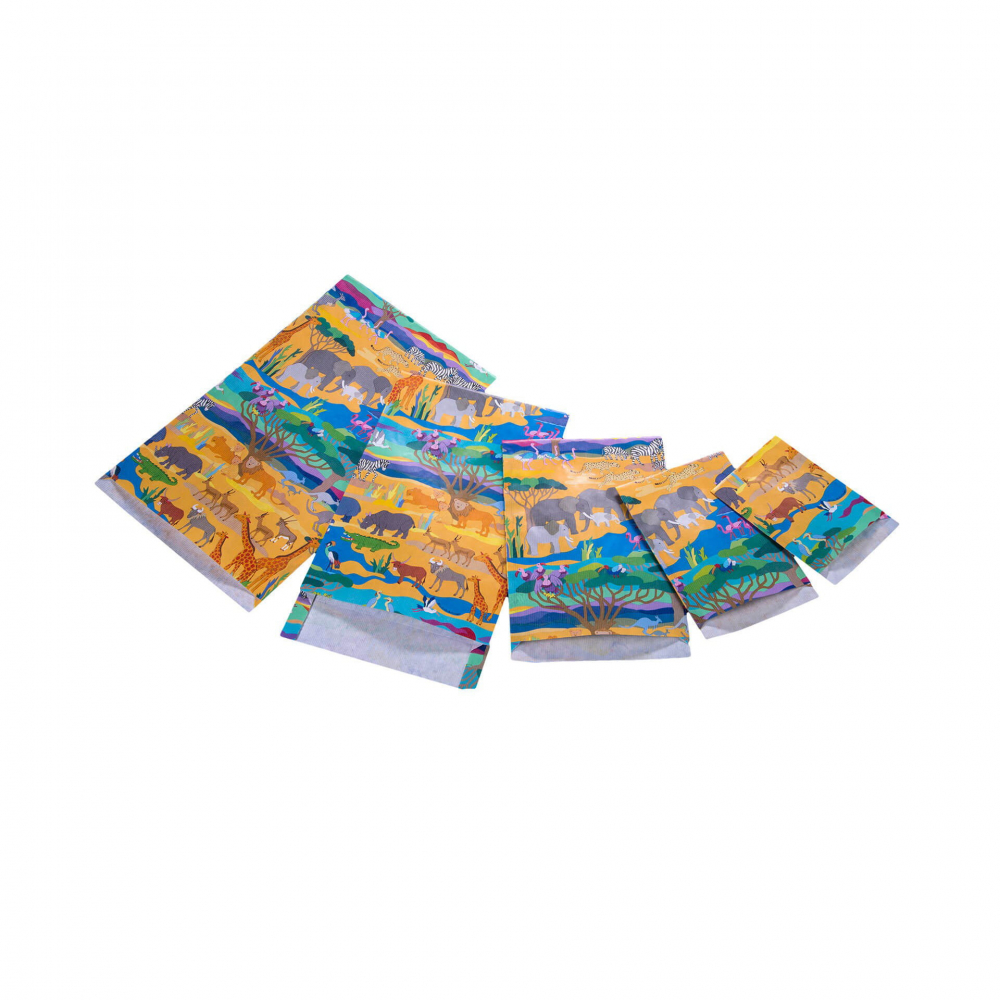 Punga cadou din hartie - Safari (L-plus - 23 x 33 x 4+6cm) [1]