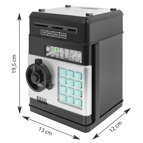 Pusculita Copii Tip Seif, Deschidere PIN, Tragere Bancnote, Sunete si Lumina [4]