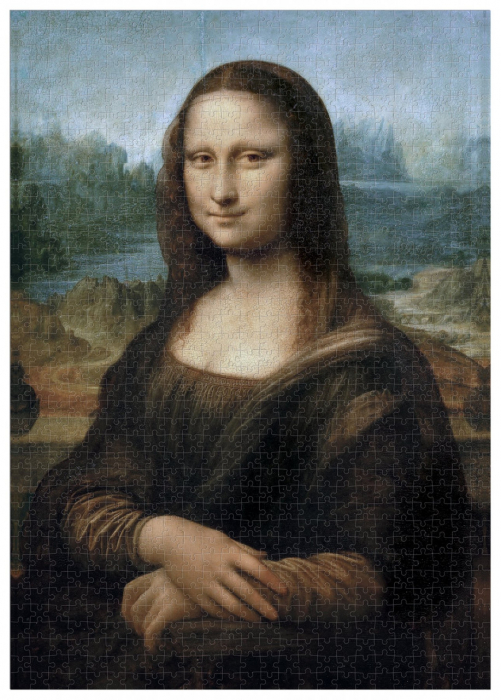 Mona Lisa, Puzzle 1000 piese, varsta 9+ ani, Adult [2]