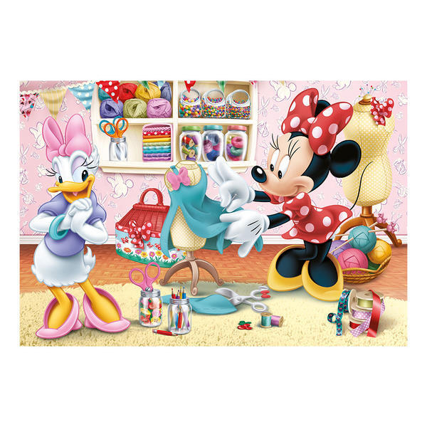 Puzzle 2 in 1 - Minnie la treaba (2 x 77 piese) [2]
