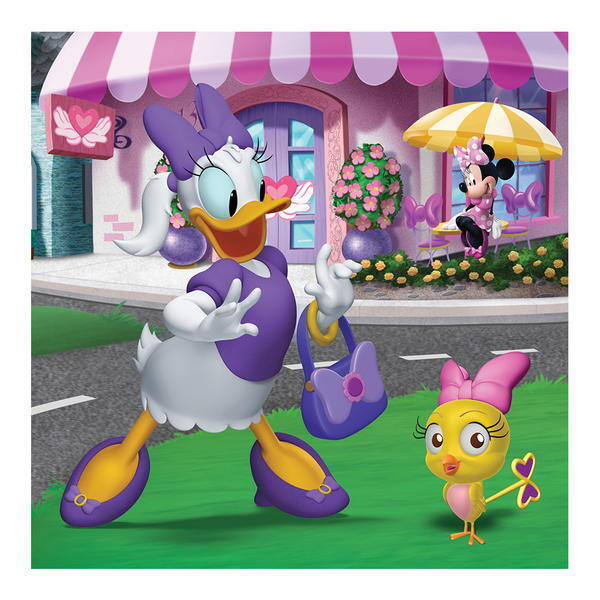 Puzzle 3 in 1 - O zi cu Minnie (55 piese) [4]