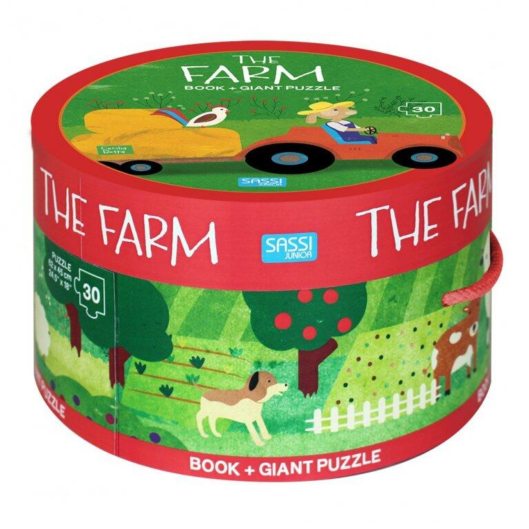 Puzzle (30 piese) cu carte - Ferma [1]
