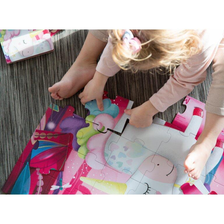 Puzzle (30 piese) cu carte - Unicorn [6]