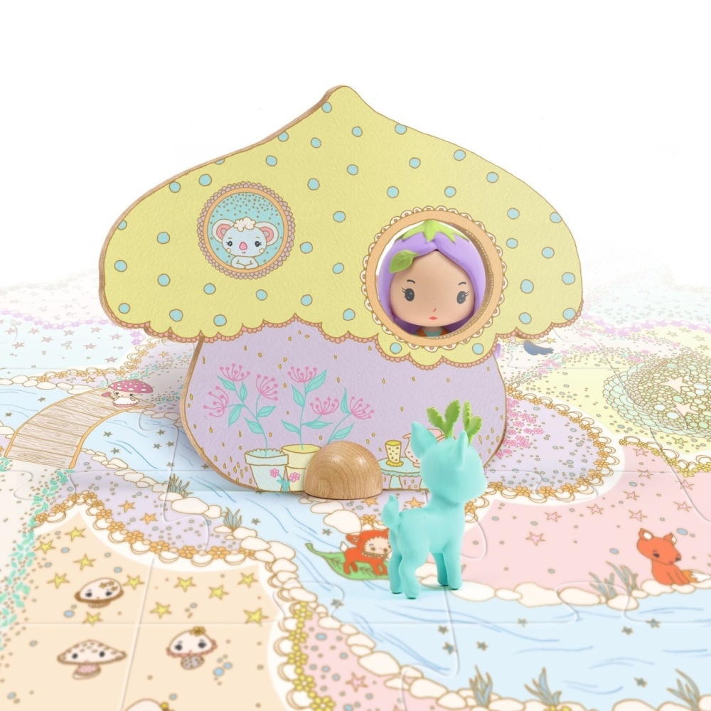 Puzzle 3D Lily Tinypuzz, Djeco pentru Fata varsta 3 - 6, 6 - 9 [2]