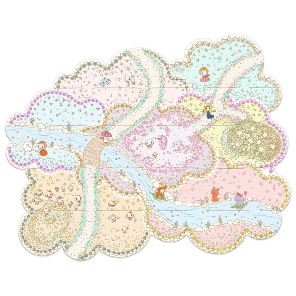 Puzzle 3D Lily Tinypuzz, Djeco pentru Fata varsta 3 - 6, 6 - 9 [5]