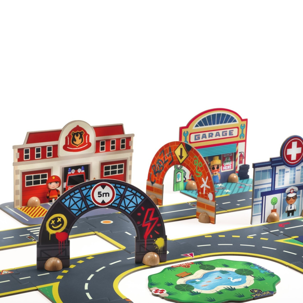Puzzle 3D Orasul gigantic, Djeco Baiat, varsta 3 - 6 ani, 6 - 9 ani [3]