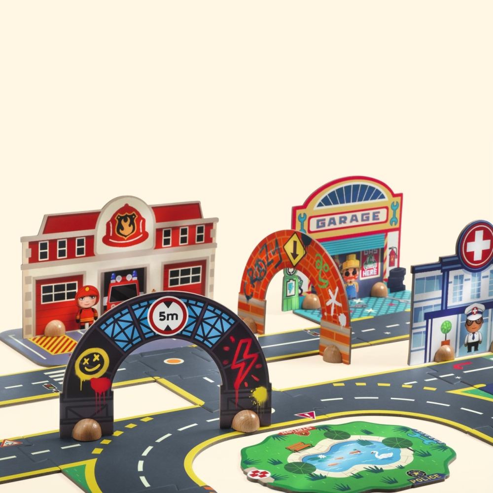 Puzzle 3D Orasul gigantic, Djeco Baiat, varsta 3 - 6 ani, 6 - 9 ani [2]