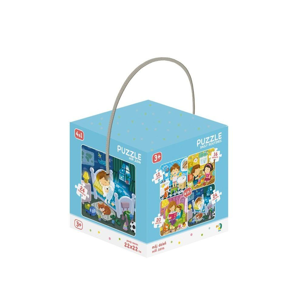 Puzzle 4 in 1 - Activitatile zilnice (12, 16, 20, 24 piese) [2]