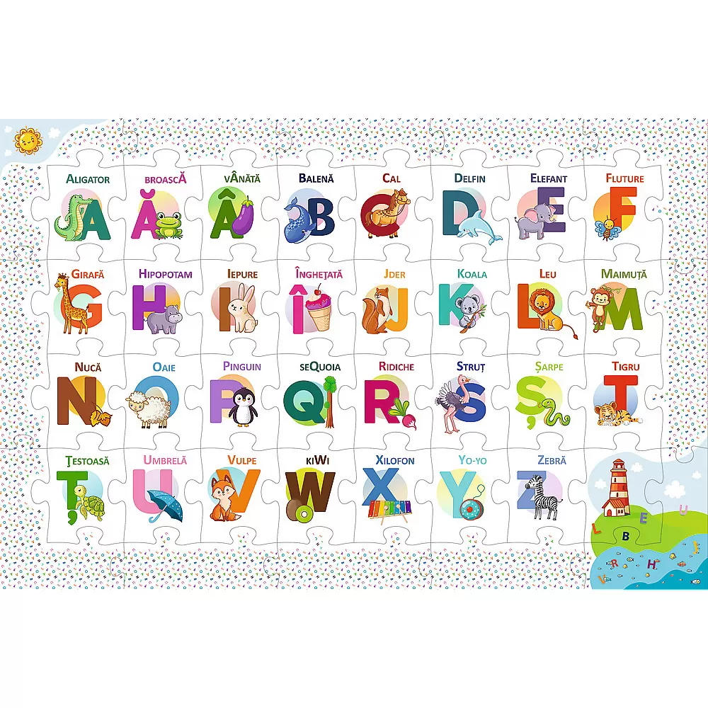 Puzzle 44 educational alfabetul [2]