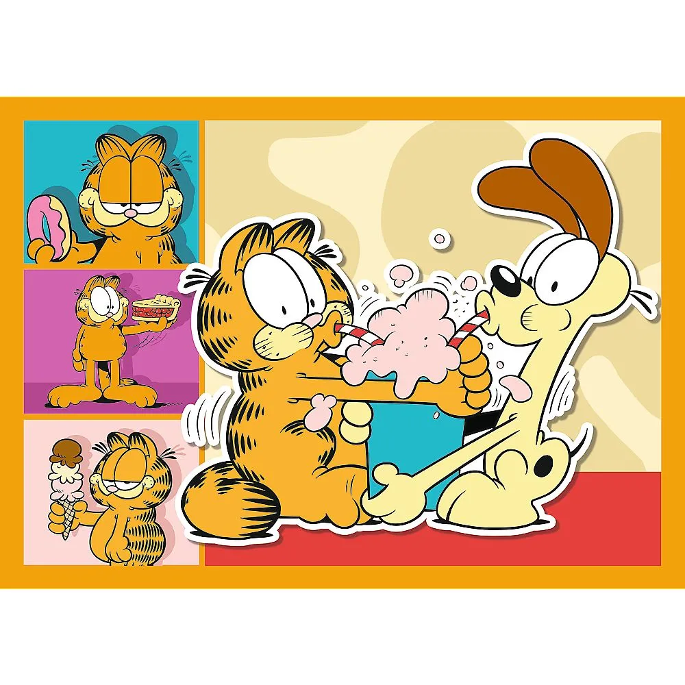 Puzzle 4in1 lui garfield ii place lasagna, copii varsta 4 ani pana la 8 ani [3]
