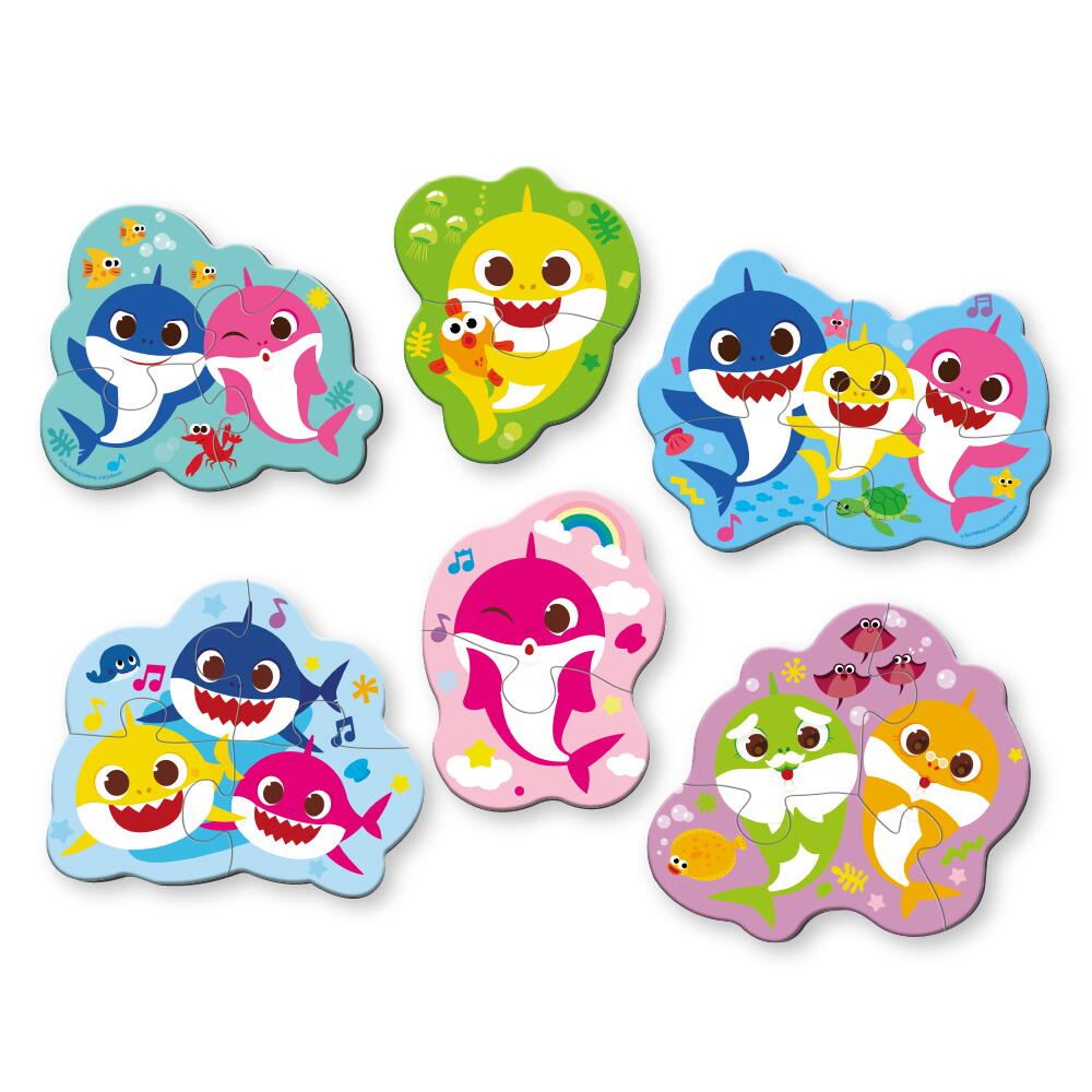 Puzzle 6 in 1 - Baby Shark (2, 3, 4 piese) [3]