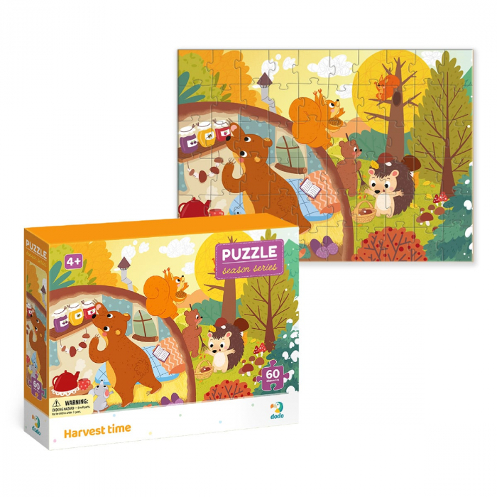 Puzzle 60 de piese, Recolta de toamna, 4-7 ani [4]