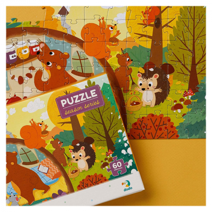 Puzzle 60 de piese, Recolta de toamna, 4-7 ani [3]
