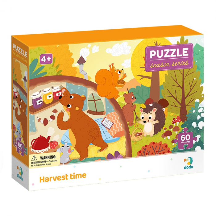 Puzzle 60 de piese, Recolta de toamna, 4-7 ani [1]