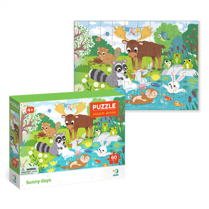 Puzzle 60 de piese, Zile insorite, 4-7 ani [4]