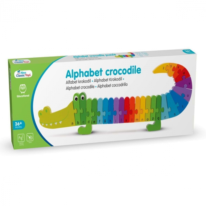 Puzzle Alfabet - Crocodil [6]
