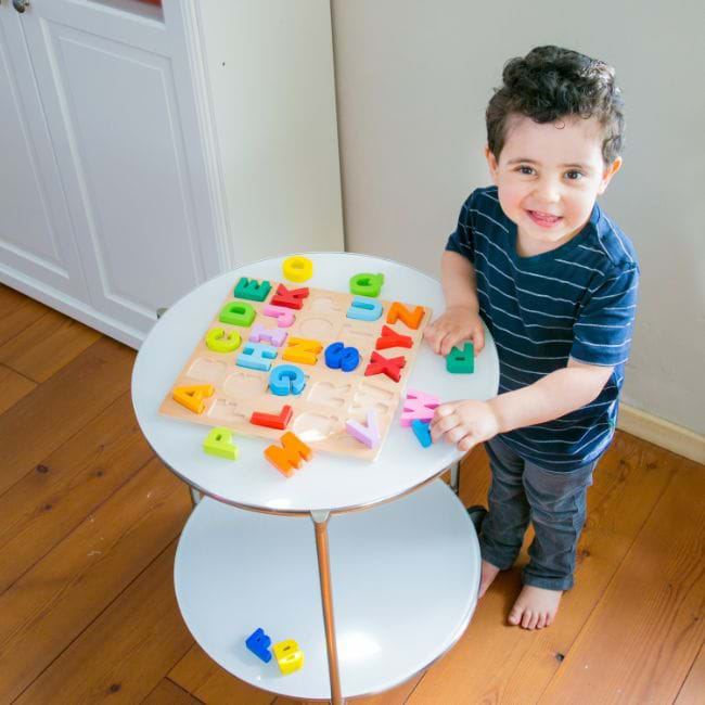 Puzzle Alfabet Litere Mari [3]
