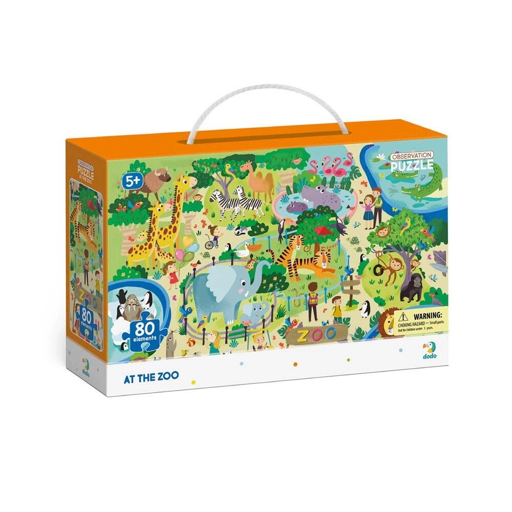 Puzzle - Animalute la ZOO (80 piese) [2]
