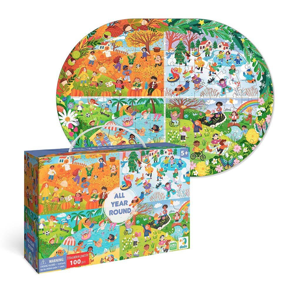 Puzzle - Anotimpurile (100 piese) [2]