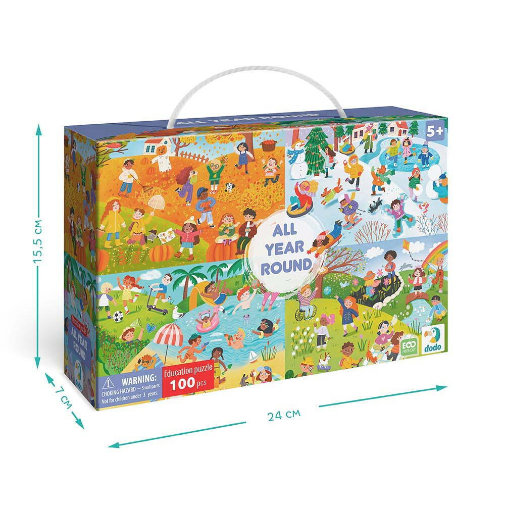 Puzzle - Anotimpurile (100 piese) [4]