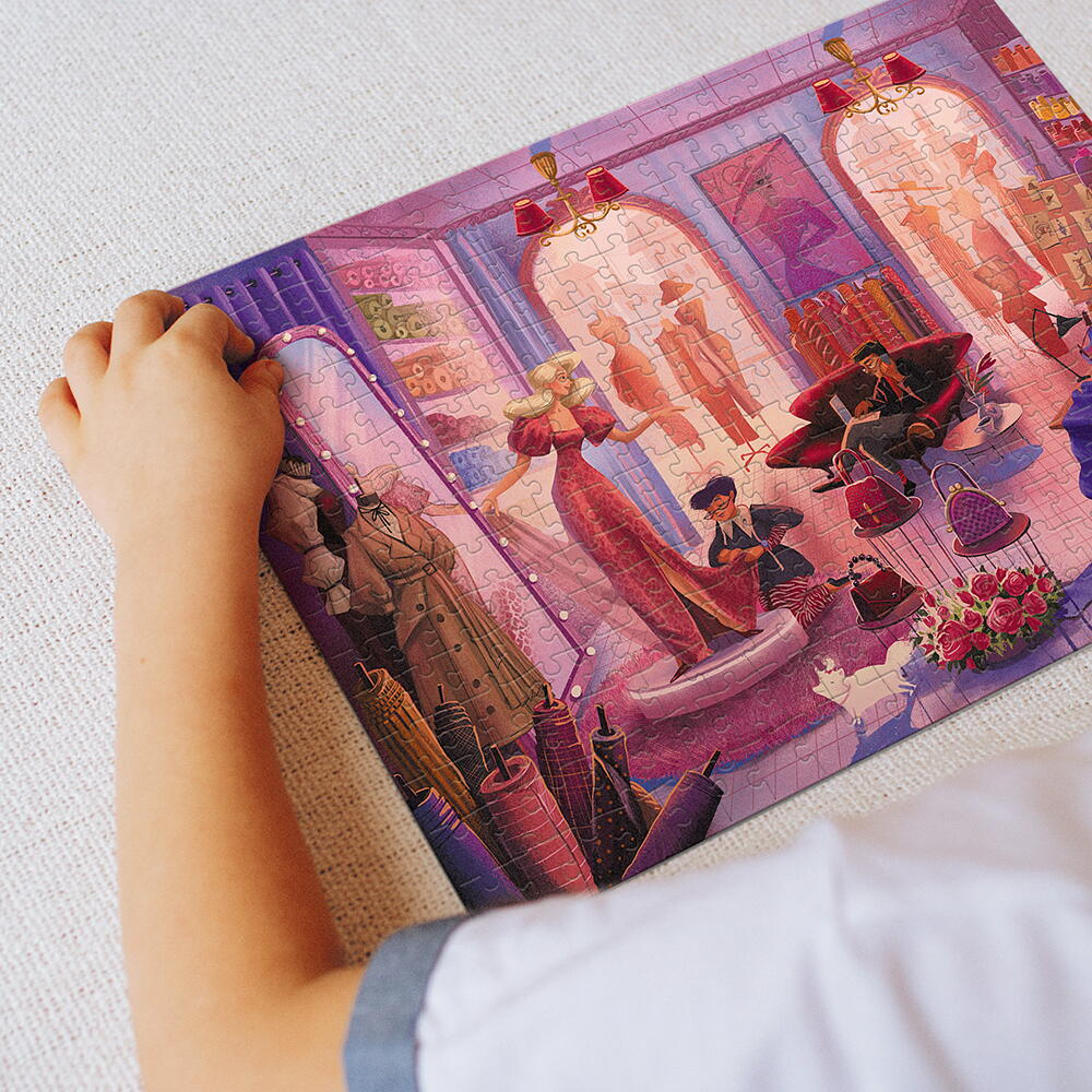 Puzzle - Atelierul de moda (300 piese) [6]