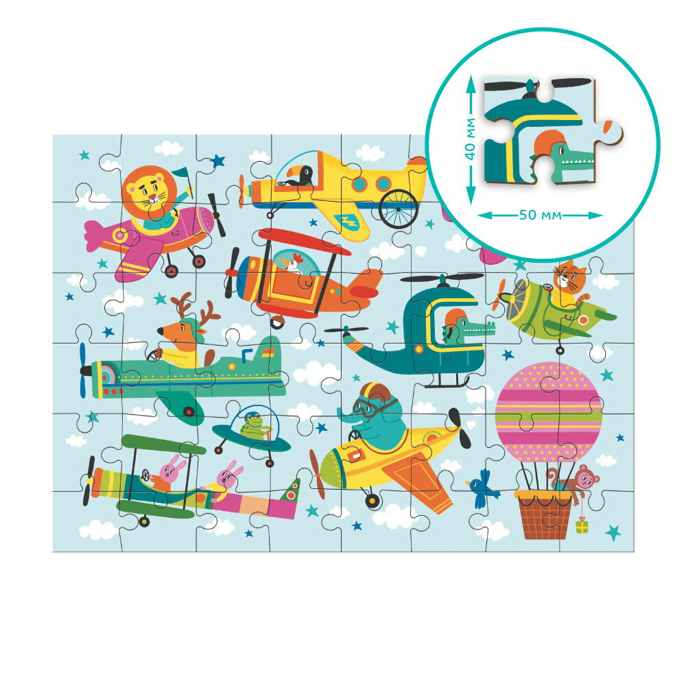 Puzzle - Aventuri in zbor (48 piese) [6]