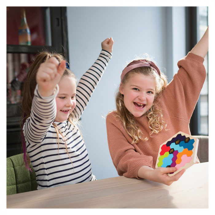 Puzzle Beezz, puzzle din lemn cu provocari, 7+ ani [5]
