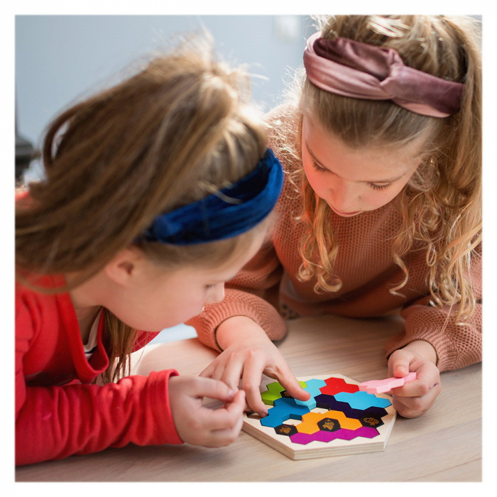 Puzzle Beezz, puzzle din lemn cu provocari, 7+ ani [4]