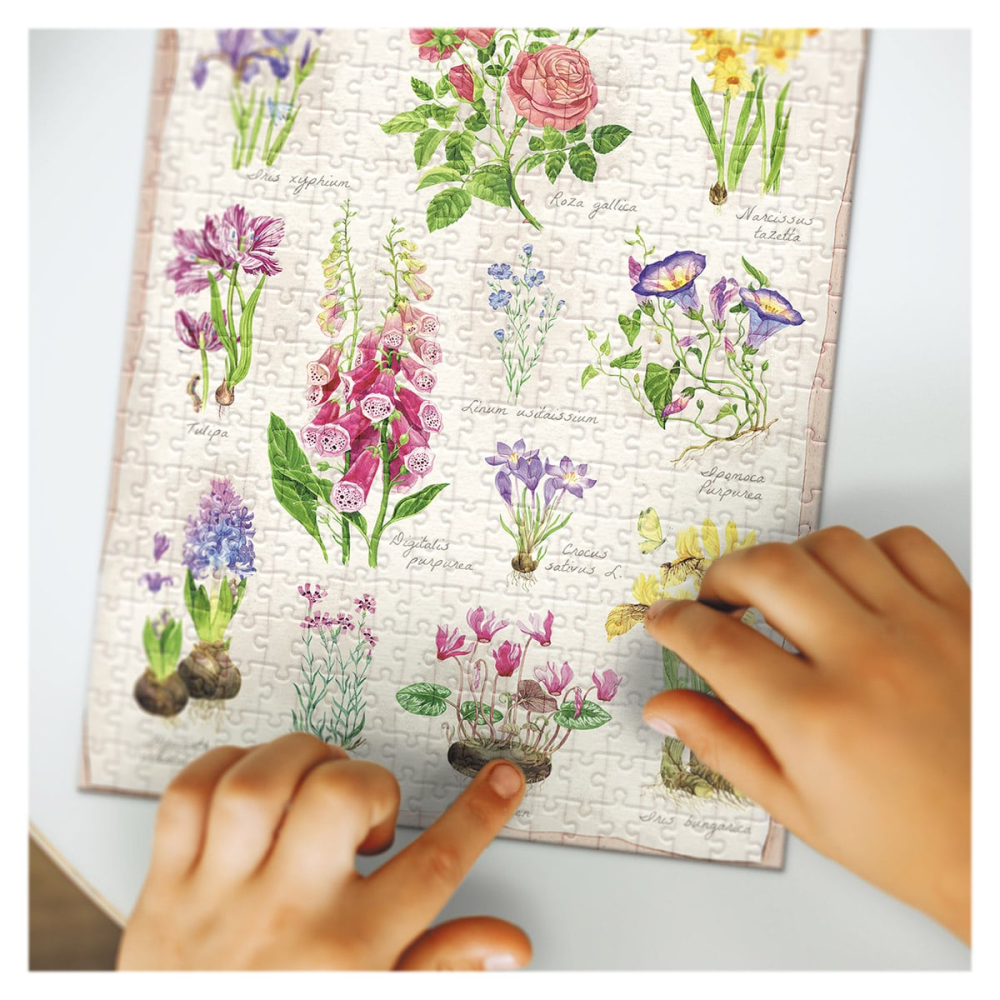 Puzzle Botany, Flowers Garden, 400 piese, copii varsta 8+ ani [3]
