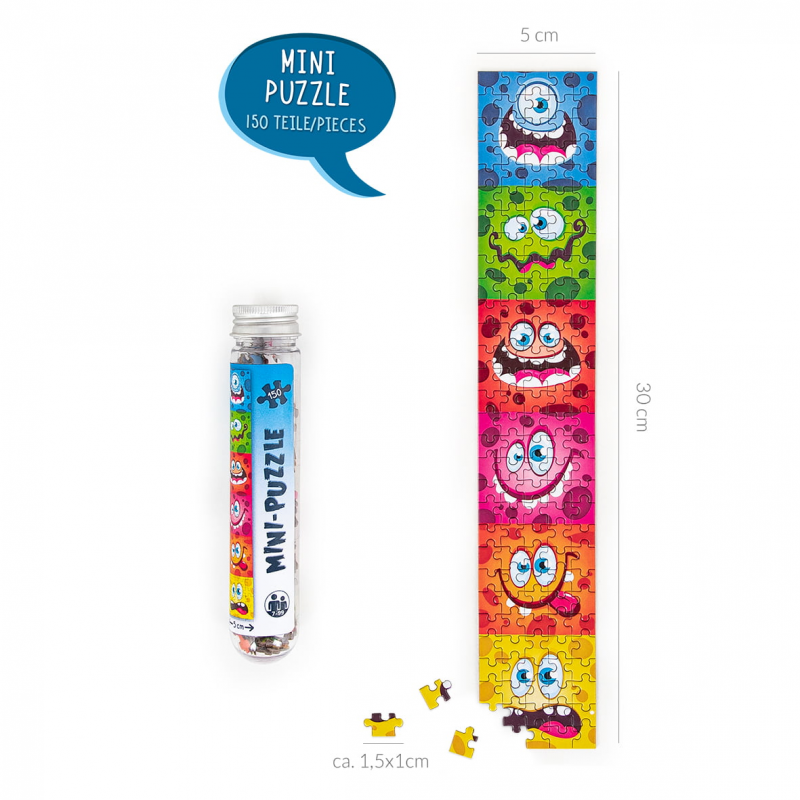 Puzzle carton 150 piese Trendhaus Mini - little monster, CH28888, 7+ ani [2]
