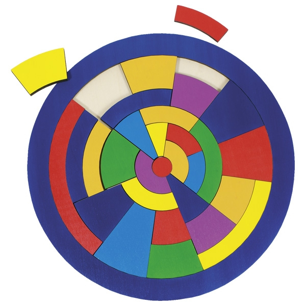 Puzzle circular Combinatii de culori [1]
