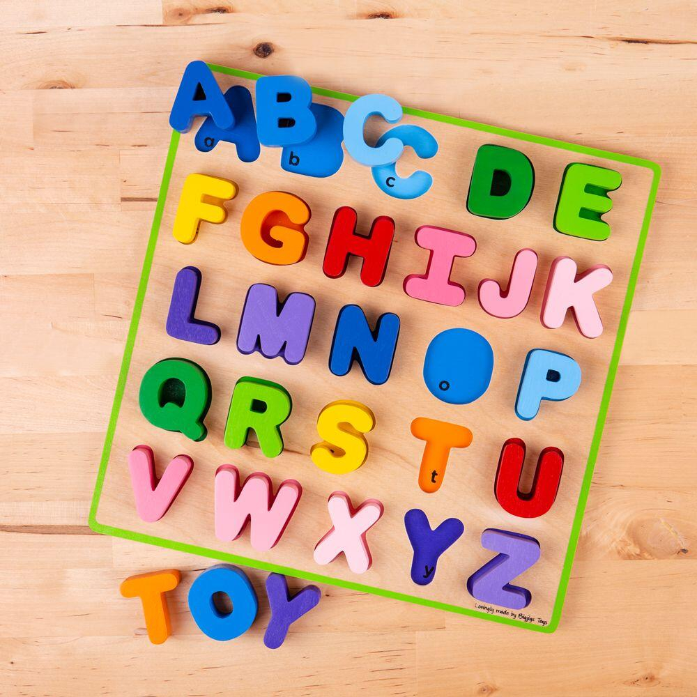 Puzzle colorat - alfabet [4]