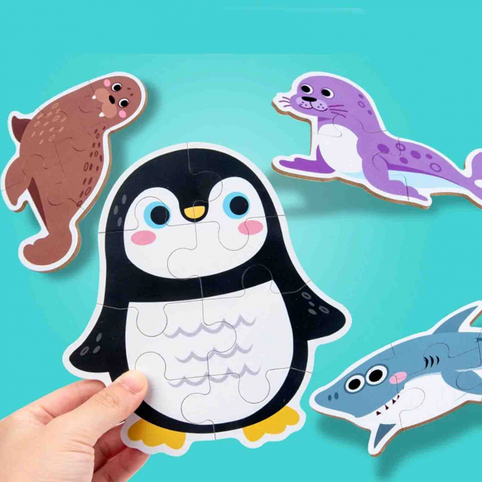 Puzzle copii cu Animale marine, 33 piese - Micostore.ro [2]