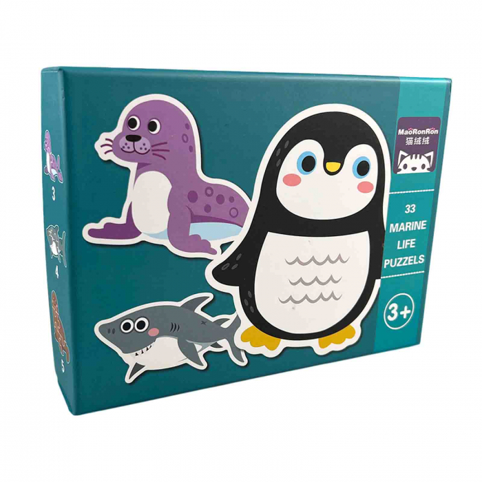Puzzle copii cu Animale marine, 33 piese - Micostore.ro [4]