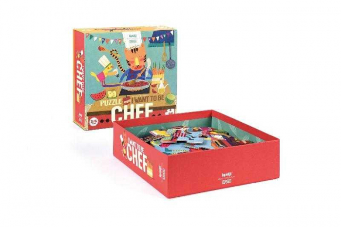 Puzzle cu 36 piese, Bucatarul priceput, pentru copii, varsta 3 - 6 ani, Baiat, Fata [3]