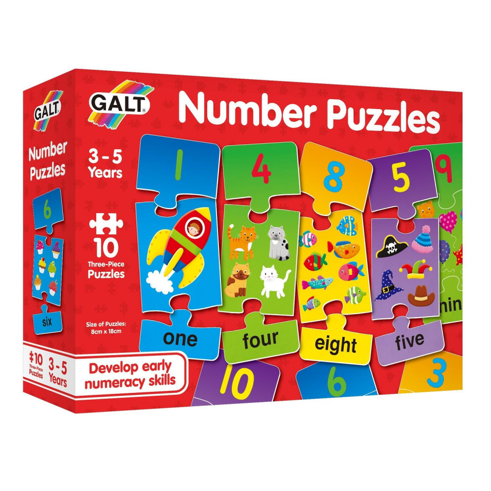 Puzzle cu numere (3 piese) [3]