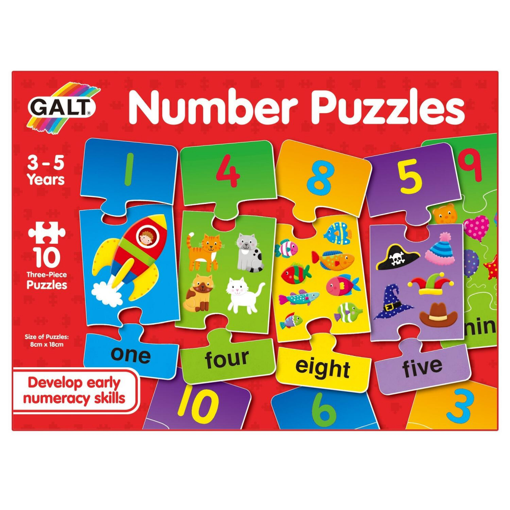 Puzzle cu numere (3 piese) [1]