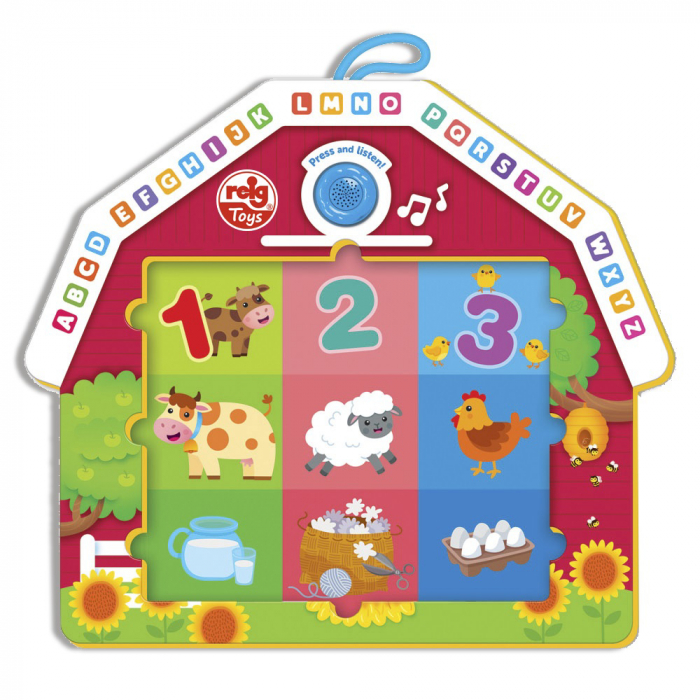 Puzzle cu sunete - Animale de la ferma, 9 piese din spuma EVA [3]