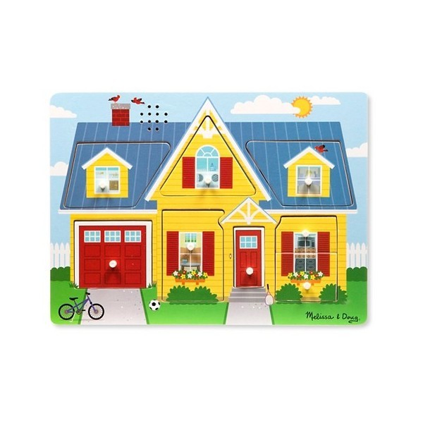 Puzzle cu sunete Casa mea  Melissa and Doug [1]