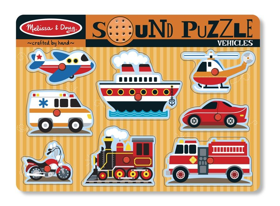 Puzzle cu sunete Vehicule Melissa and Doug [1]