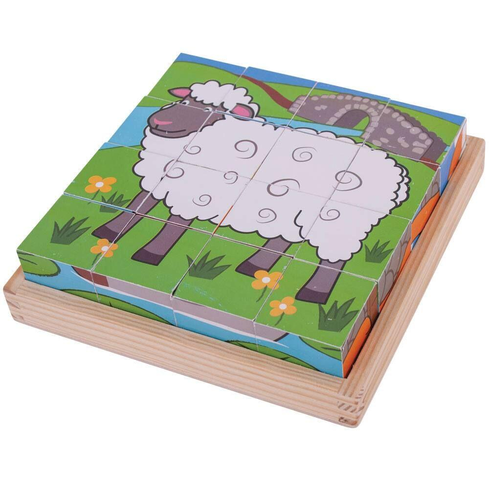 Puzzle cubic - Animalute de la ferma [4]
