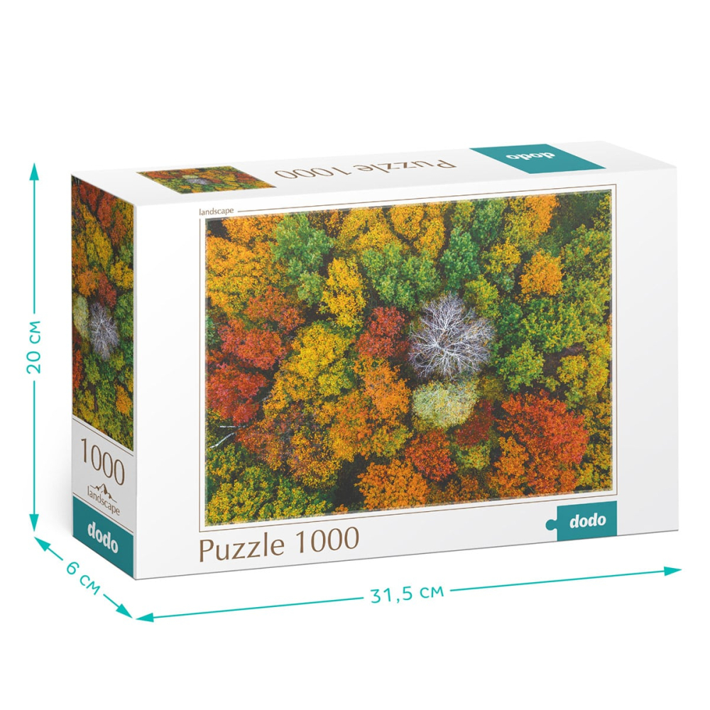 Puzzle Culorile Padurii, 1000 piese, copii varsta 8+ ani [4]