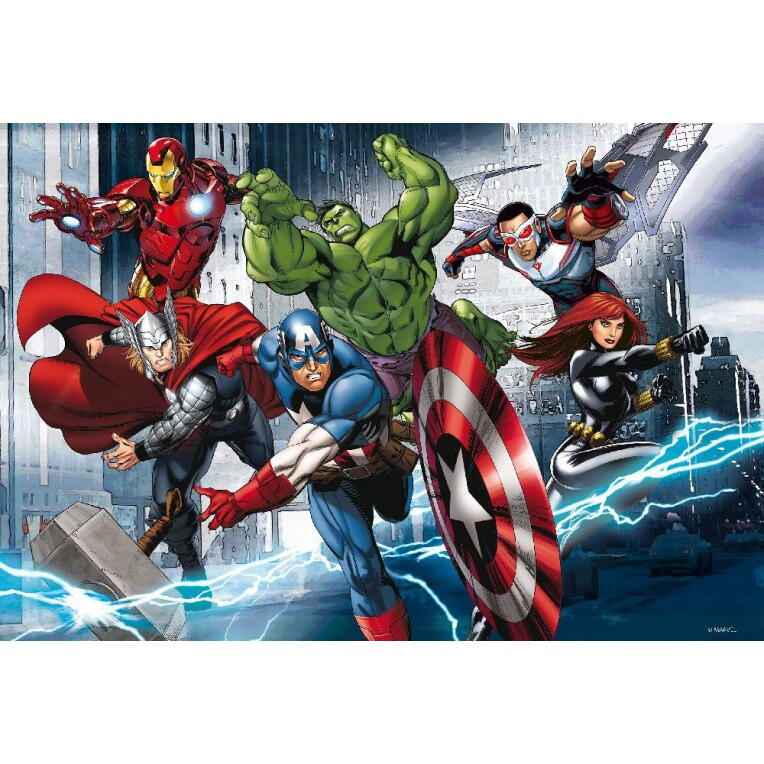 Puzzle de colorat - Avengers in misiune (60 de piese) [2]
